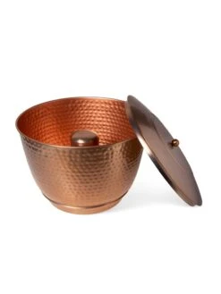 Hammered Copper Hose Pot With Lid 20 Hammered Copper Hose Pot With Lid -Outdoor Garden Care 8613311 5812