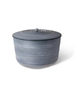Ribbed Hose Pot With Lid 15 Ribbed Hose Pot With Lid -Outdoor Garden Care 8613332 5801