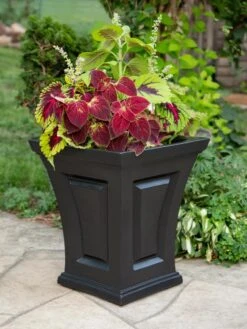 Cambridge Tall Planter, 18" Height -Outdoor Garden Care 8613523 03V