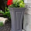 Cambridge Tall Planter, 28" Height -Outdoor Garden Care 8613524 09V cambridge tall planter 28 inches