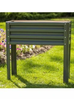 Metal Double Height Raised Garden Bed -Outdoor Garden Care 8613688 06V 3 4