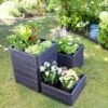 Modular Rectangular Raised Bed Kit -Outdoor Garden Care 8614248 01V modular rectangular raised bed kit