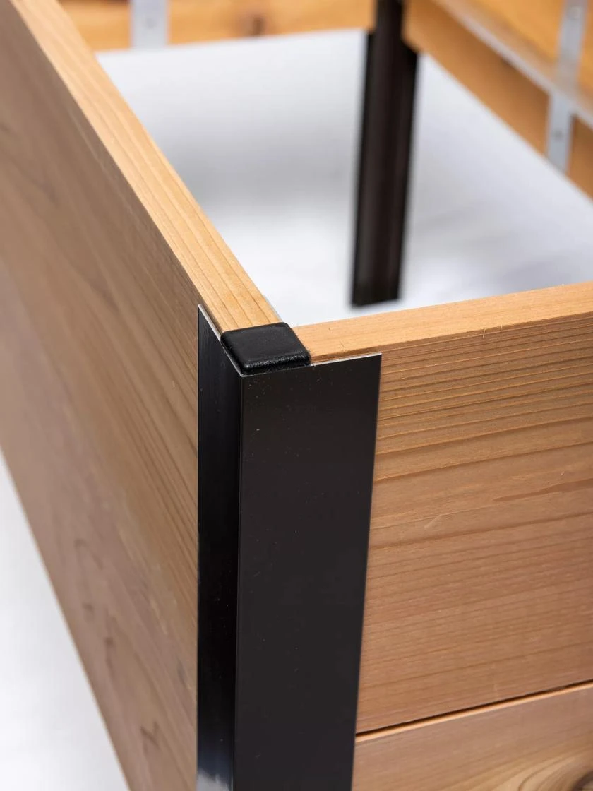 Eco-Stained Elevated Planter Box, 2'x4' 6 Eco-Stained Elevated Planter Box, 2'x4' - Image 4