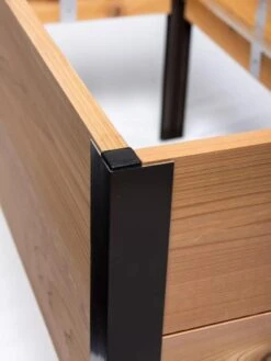 Elevated Planter Box And Space-Maker Pivoting Trellis Set, 2' X 8' 9 Elevated Planter Box And Space-Maker Pivoting Trellis Set, 2' X 8' -Outdoor Garden Care Cedar 0163 tif 8